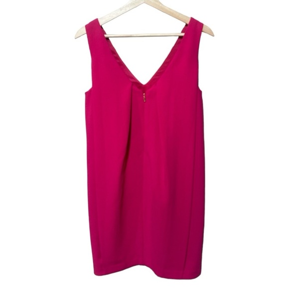 EUC - Trina Turk Azure V-Neck A-Line Dress - size 0 - Picture 4 of 5